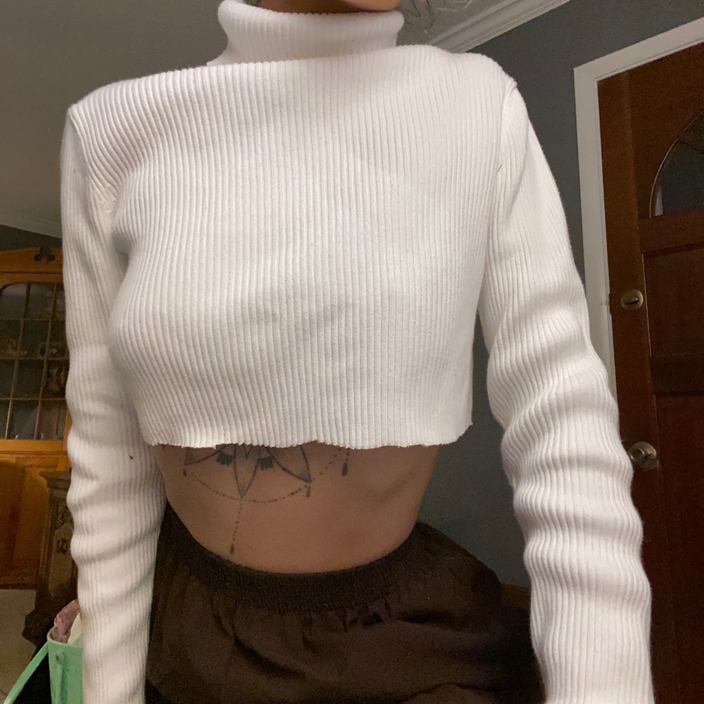 Vintage Ralph Lauren cropped turtle neck